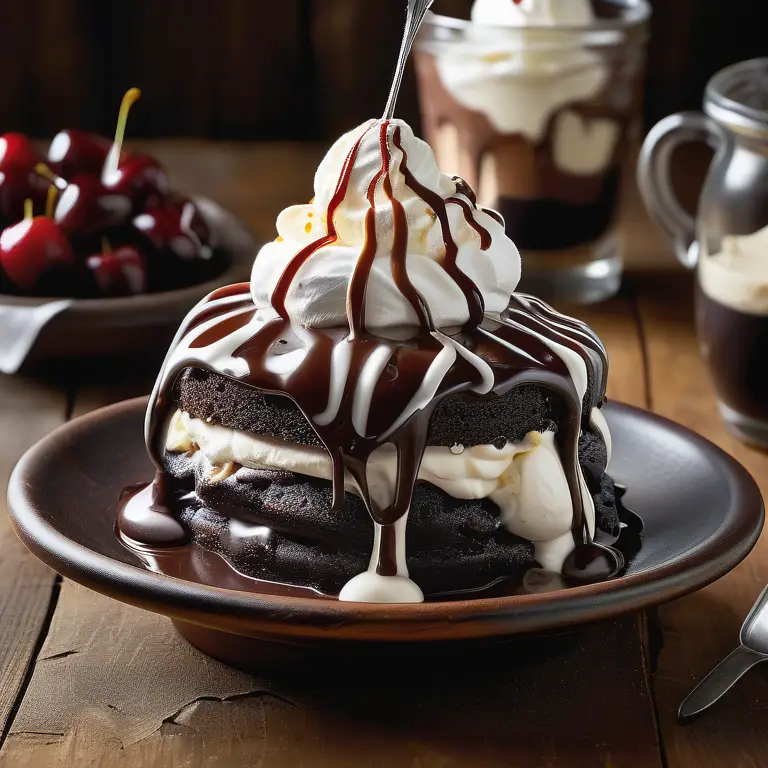 Cheddar's Hot Fudge Cake Sundae